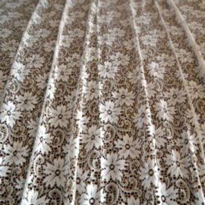 Rhapsody Natural Curtain Panel 60 Wide x 95" Long